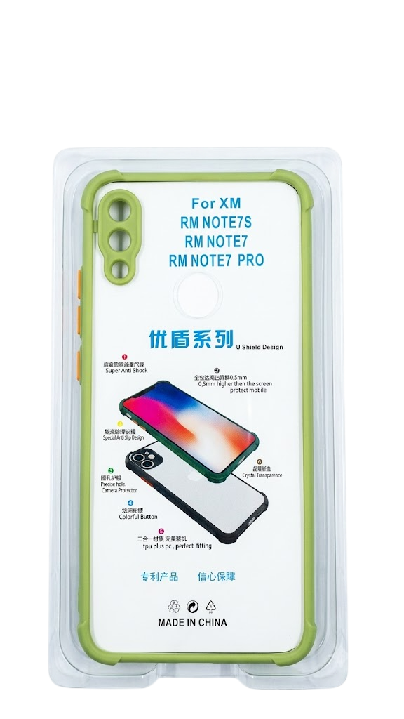 جراب REDMI NOTE 7/ NOTE 7S /NOTE 7 PRO شفاف