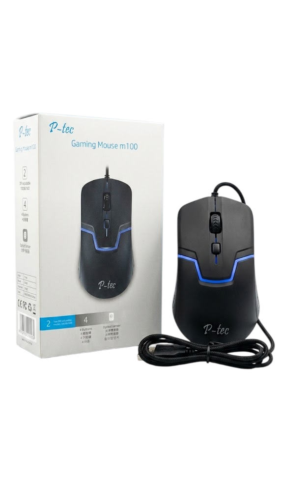 MOUSE GAMING USB P-TEC M100