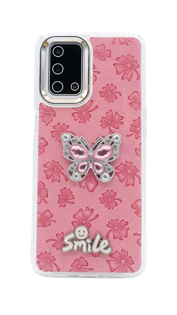 جراب OPPO A74 /F19 فراشه استراس