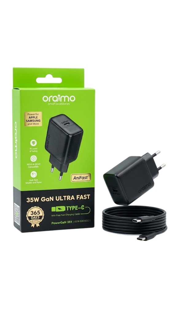 CHARGER ORAIMO TYPEC 35W GAN 351(OCW-5351ECC)